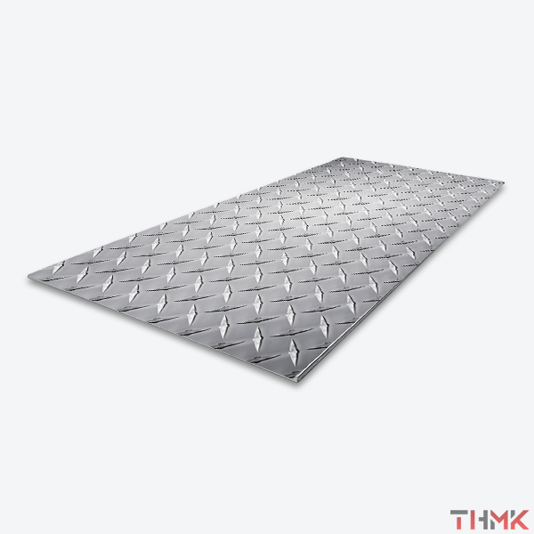 Лист алюминиевый рифленый 2х1500х3000 мм диамант